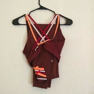 Fabletics leggings and bra set